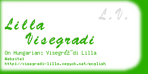 lilla visegradi business card